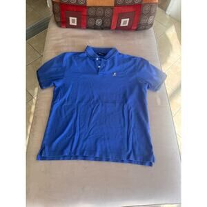 Psycho Bunny by Robert Godley Jersey Blue Polo Shirt Men's Size 7 / US XL